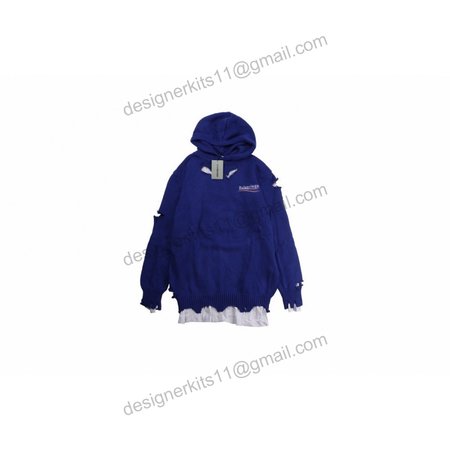 Balenciaga 21fw Cola hoodie Blue