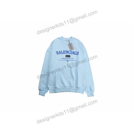 Balenciaga 21fw Hoodie Blue