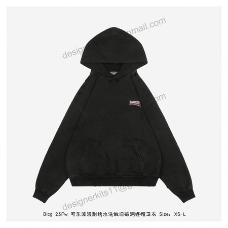 Balenciaga Hoodie 23Fw~Size:XS-L~#HA0QC85324320~