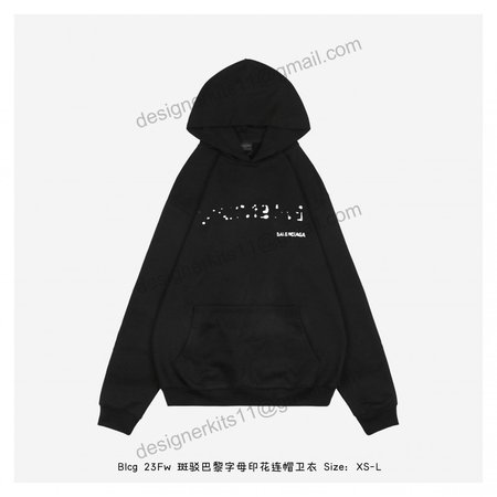 Balenciaga Hoodies 23Fw~ Size:XS-L~#HA0QC553243310~