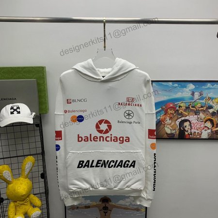 Balenciaga Hoodies White Tracksuit Size: XS-L