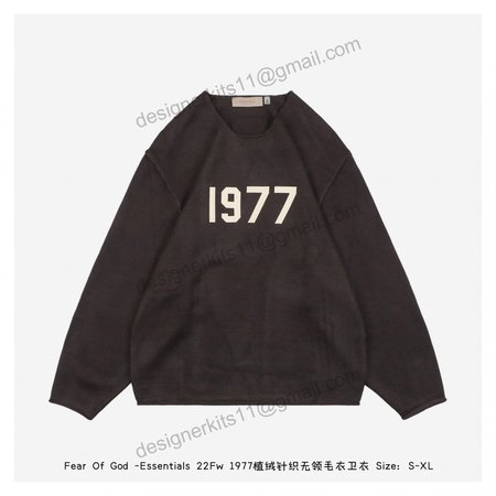 Fear Of God -Essentials 22Fw Hoodie 1977~#HA0QC55324310~Size:S-XL