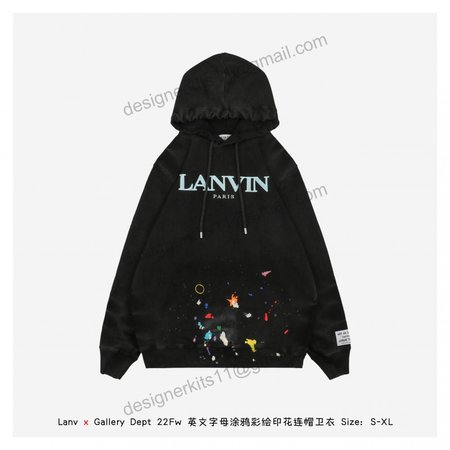 Lanvin x Gallery Dept 22Fw Hoodie~#HA0QD20324370~Size:S-L~