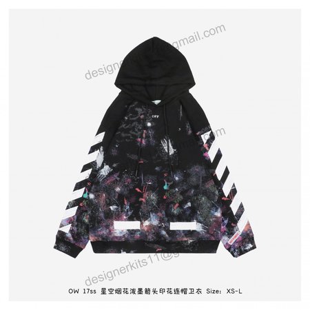 Off White Hoodie OW 17ss~Size:XS-L~#HA0QC55324310~