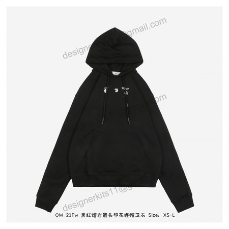 Off White Hoodie OW 21Fw~Size:XS-L~ #HA0QC55324310~