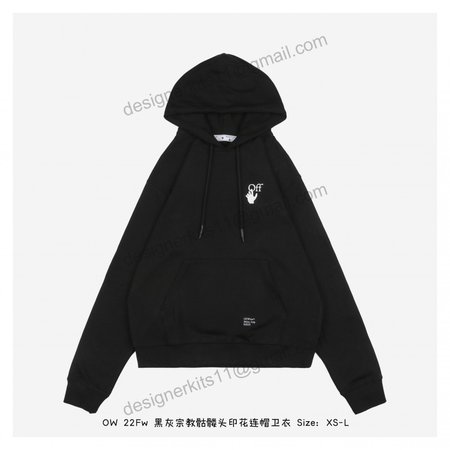 Off White Hoodie OW 23Fw~Size:XS-L ~#HA0QC55324310~