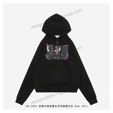 Off White Hoodie OW 23Fw~ Size:XS-L~#HA0QC55324310~