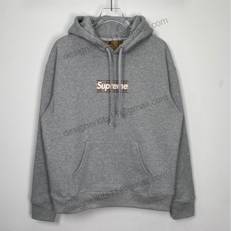 Supreme Hoodie Grey, Size: S-XL