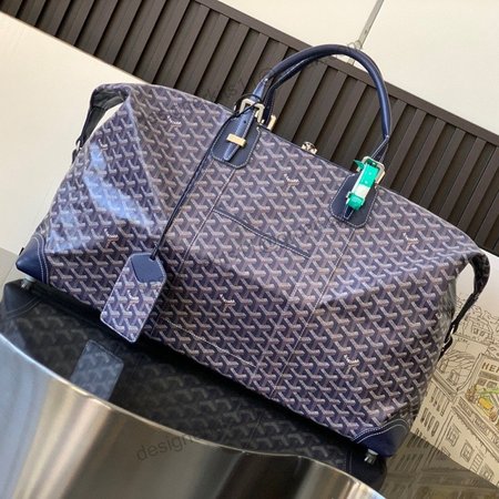 Goyard Travel Bags Boeing Duffle 55 Blue