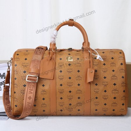 MCM Ottomar Weekender Bag in Visetos