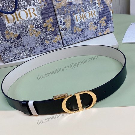 Dior 30 Montaigne Reversible Belt