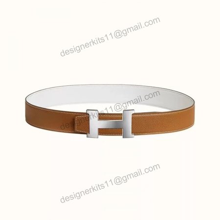 Hermes Constance Touareg Belt Buckle & Reversible Leather Belt 38mm