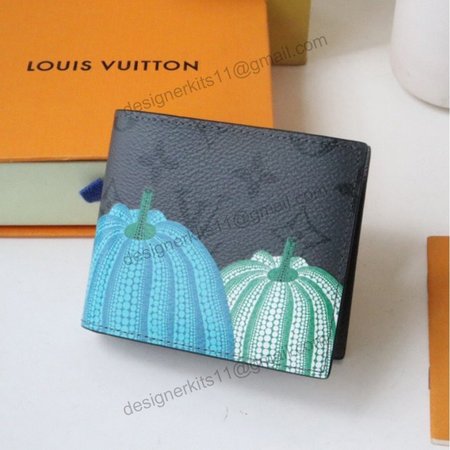 x YK Slender Wallet Pumpkin Print