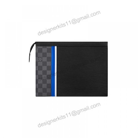 Pochette Voyage Mm Epi Damier Graphite LP60