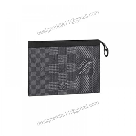 Pochette Voyage Mm Damier Graphite Canvas LP52