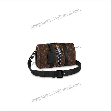 city keepall monogram canvas other in brown m45652