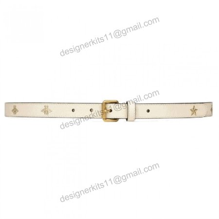 GUCCI BELT WITH BEES AND STARS PRINT - B34