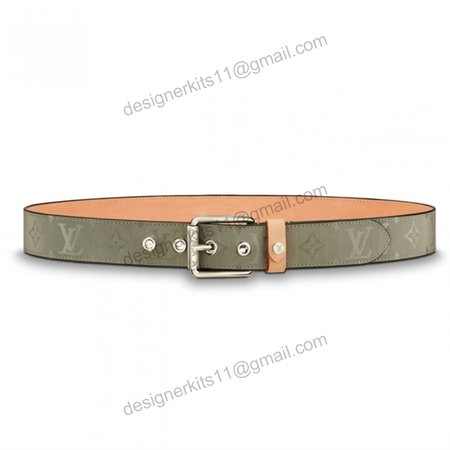 belt voyager monogram 35mm grey - b148