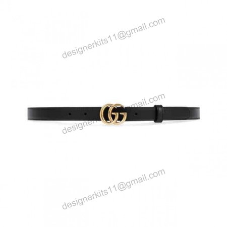 GUCCI BLACK GG MARMONT BELT 30MM - B30