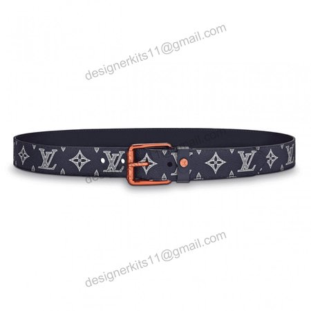 belt voya.ger monogram upside down ink na.vy - b99