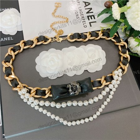 chanel camellia belt