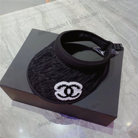 chanel empty top sun hat