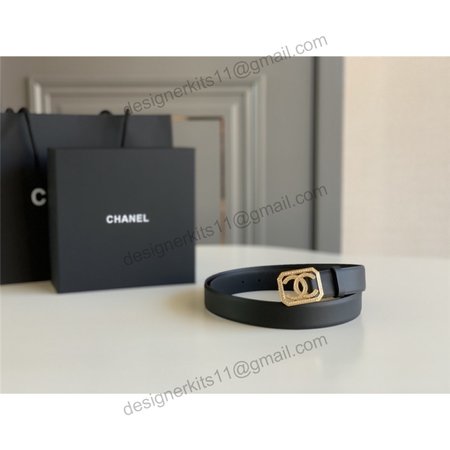 chanel logo classic belt