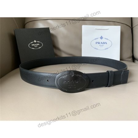 Prada saffiano 34mm leather belt