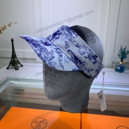 High Quality Christian Dior Blue and white porcelain hats