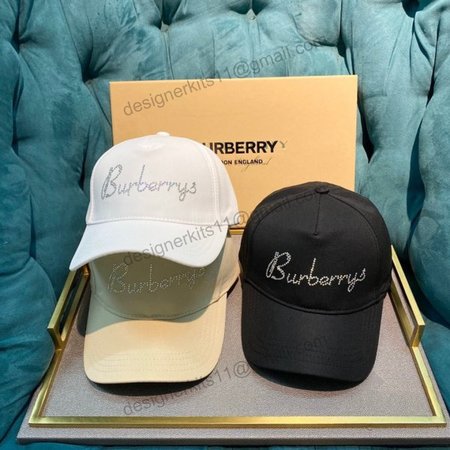 High Quality Burberry Rhinestone baseball 7 Star cap