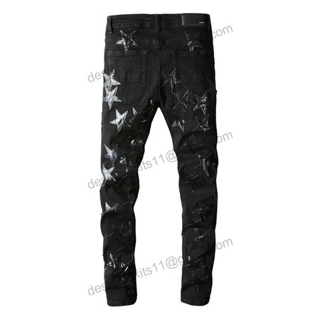 Amiri Stars Jeans Black