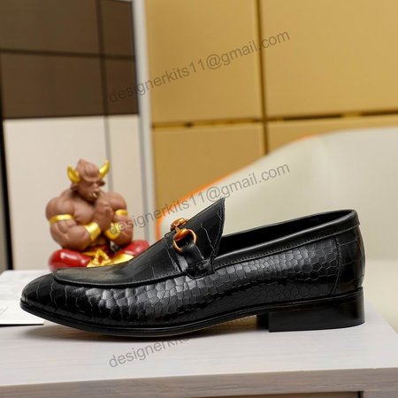 Gucci Man Leather Dress Shoes 1219