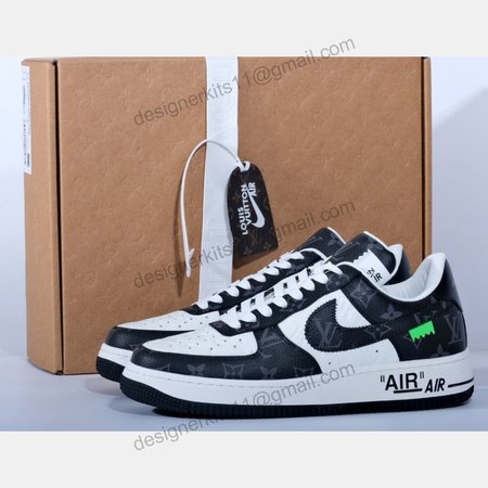 x air force white black (run 1 size bigger) size 38-45