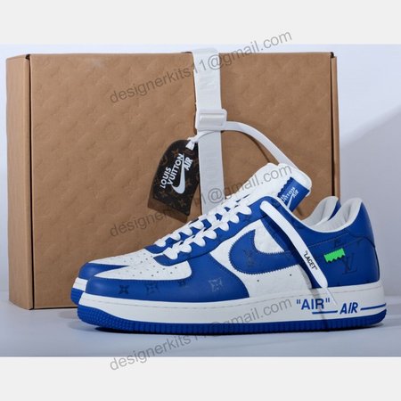 x air force white blue special box (run 1 size bigger) size 38-45